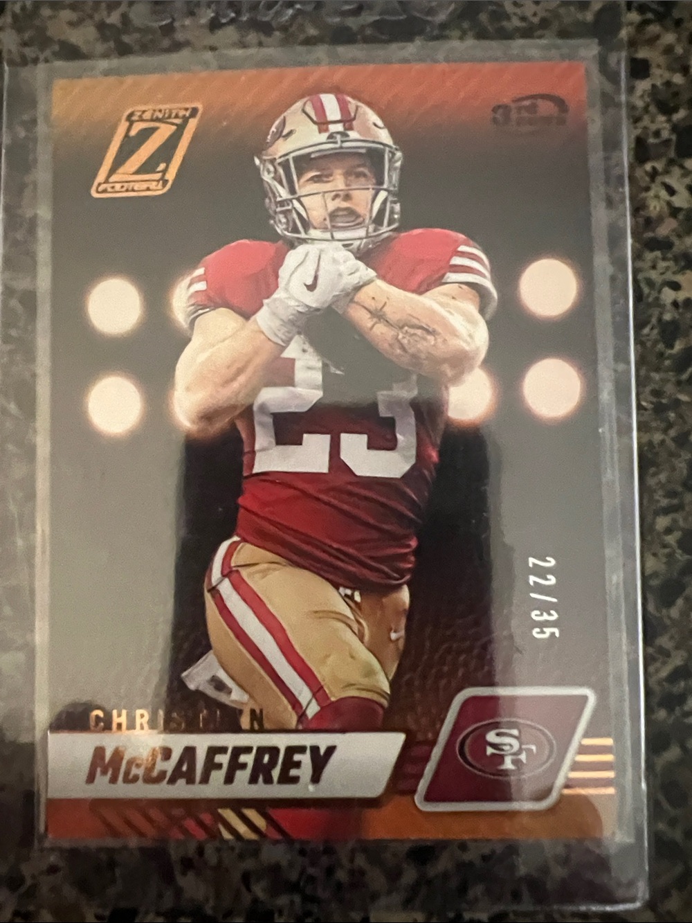 2023 Panini Zenith Christian McCaffrey 3rd Down 22/35